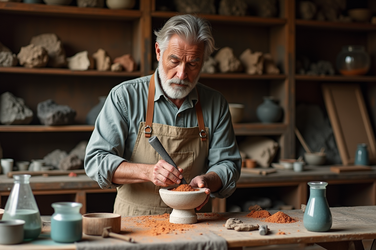 Utilisation des matériaux pour la fabrication de la peinture